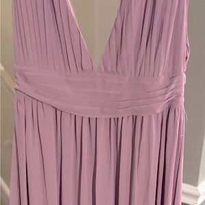 Full length bridesmaids dress